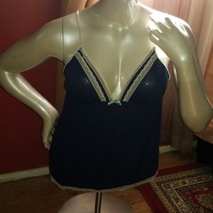 Crochet Cami one Blue and one Gray